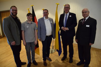 Ex-Kanzleramtschef Helge Braun mit Vertriebenen-Vertretern des BdV-Kreisverbandes Wetzlar