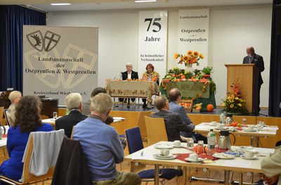 Die Jubiläums-Festrede hielt der ehemalige Wiesbadener Stadtverordnetenvorsteher Wolfgang Nickel.